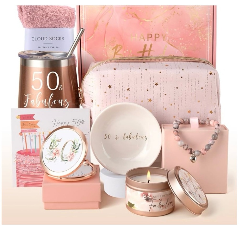 50th Birthday Woman Gift Box